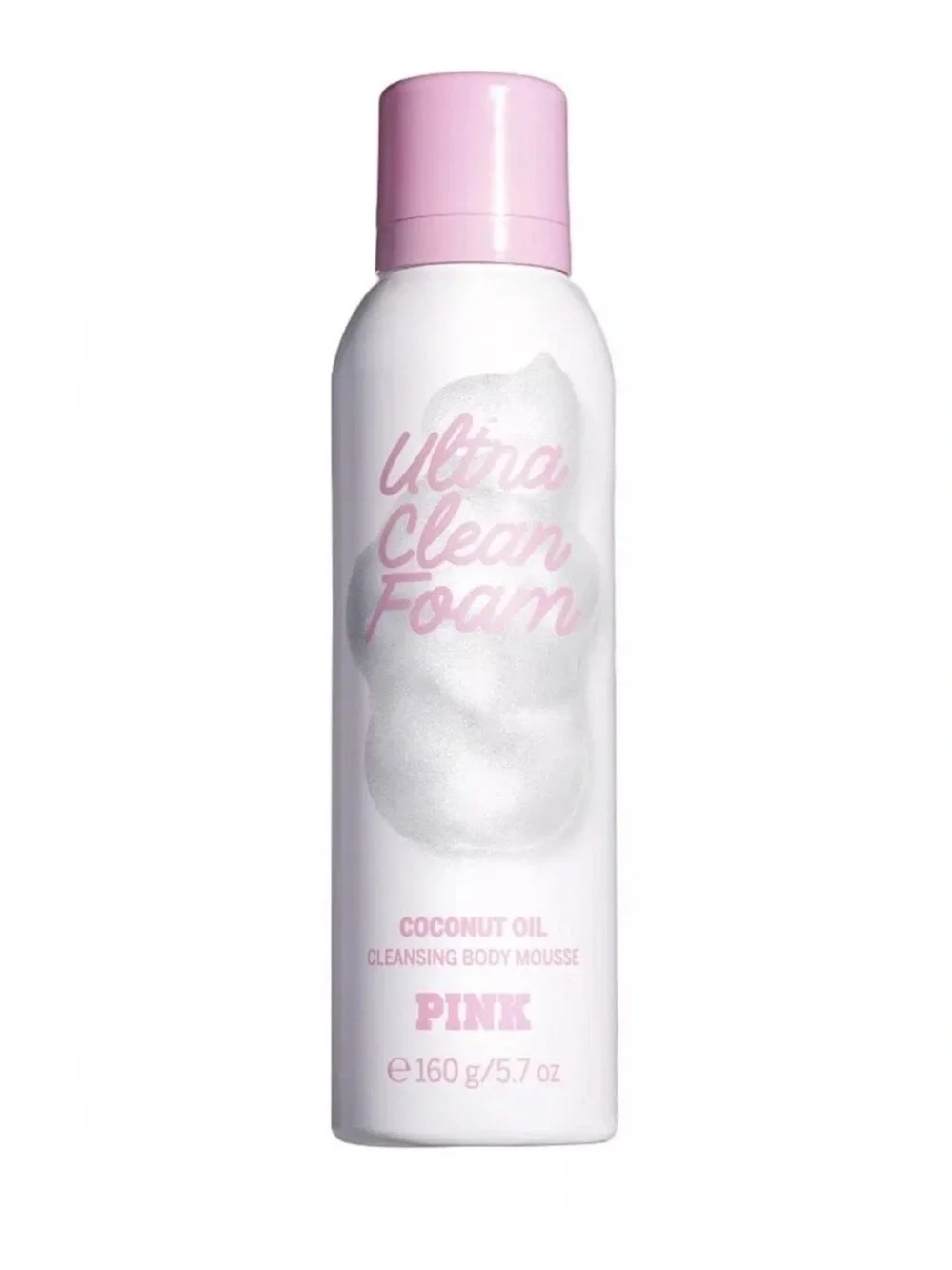 3~Victoria's Secret PINK Ultra Clean Foam Coconut Oil Cleansing Body Mousse